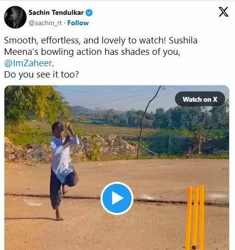 Sachin Tendulkar Praise Rajasthan Girl