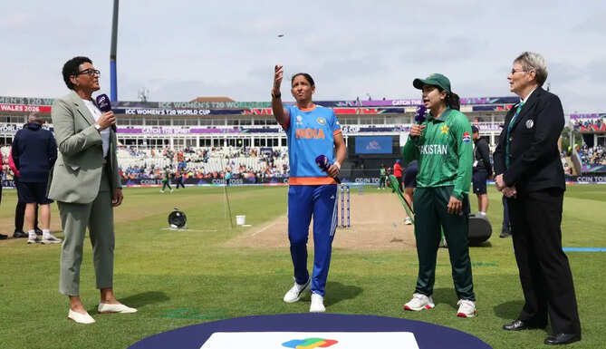 Harmanpreet Kaur and India women's cricket team during the Women's T20 World Cup 2026 match against Pakistan at Lord's