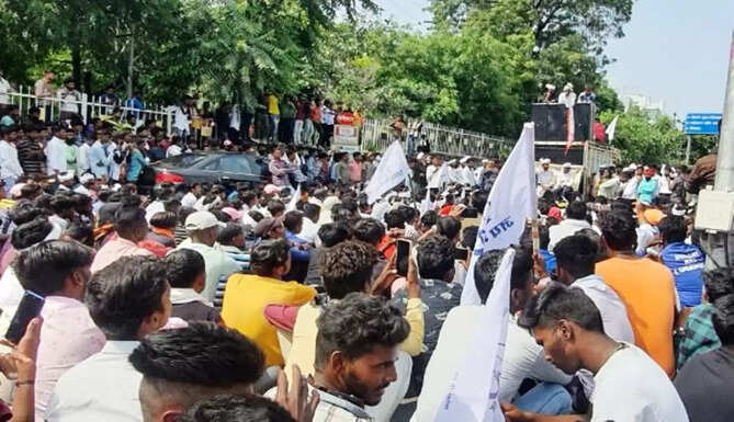 PROTEST BY TRIBAL ORGANIZATION