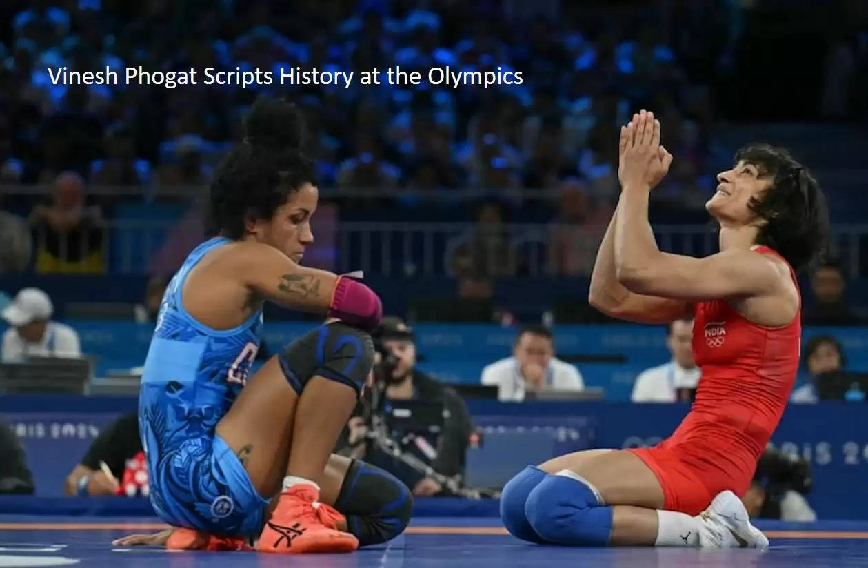 Vinesh Phogat scripts history at the Paris Olympics 2024