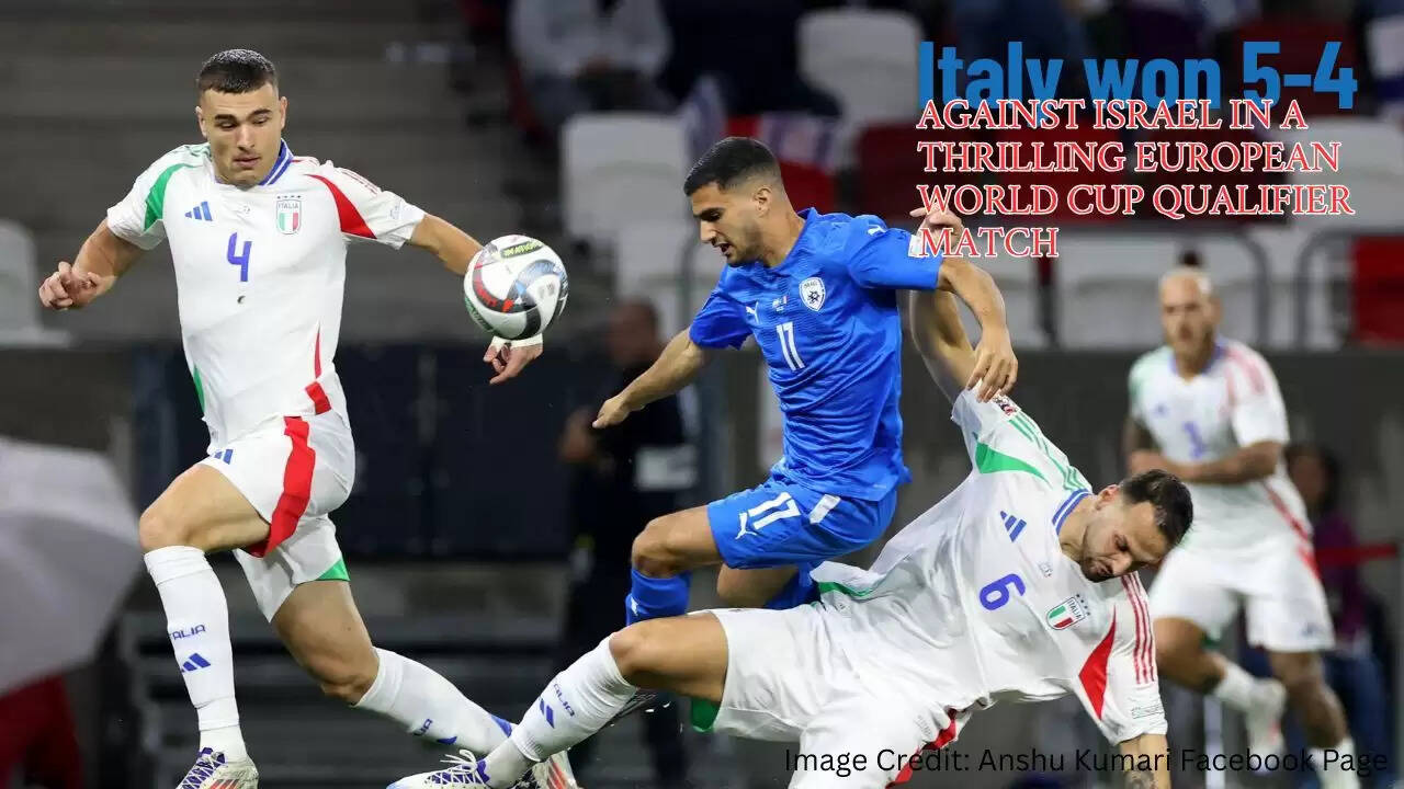 Italy won 5-4 against israel in world cup qualifier