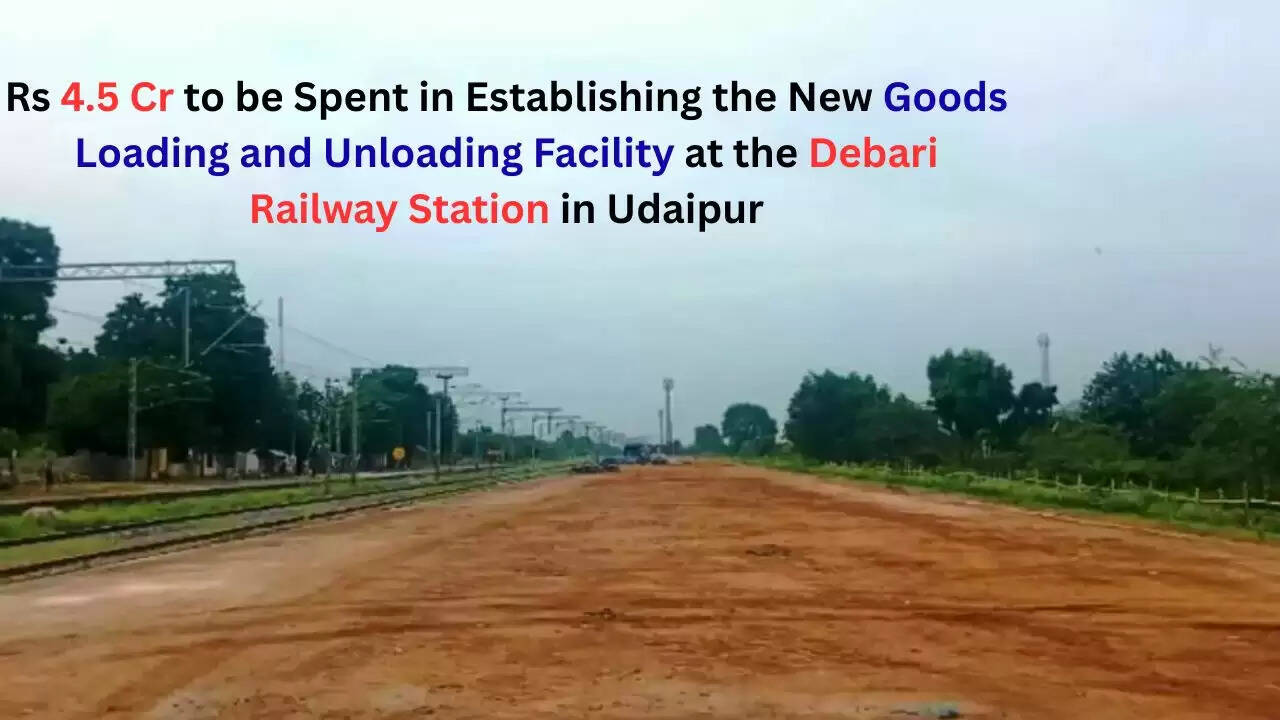 New Goods Depot at Debari Railway Station in Udaipur