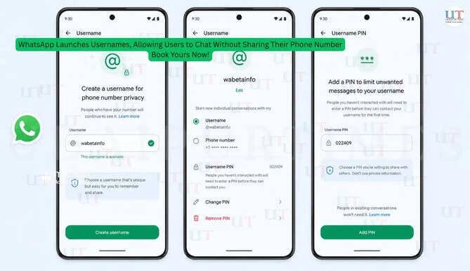 WhatsApp introducing usernames to let users chat without sharing their mobile phone numbers while improving privacy and account security
