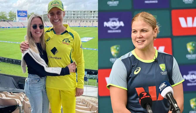 Australia Women's vice-captain Ashleigh Gardner during a match amid reports of cheating claims made by her wife involving teammate Georgia Voll.