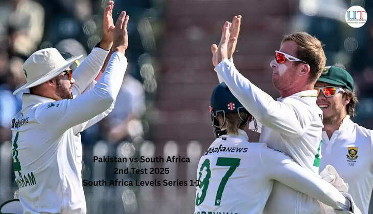 Pakistan vs South Africa 2nd Test 2025 – South Africa Levels Series 1-1