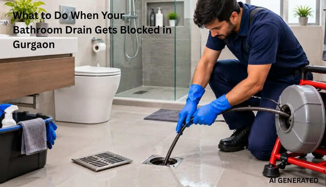 What to Do When Your Bathroom Drain Gets Blocked in Gurgaon&nbsp;