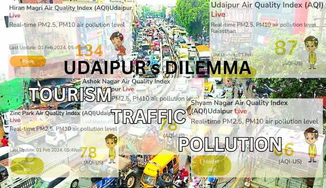 Dilemma of Udaipur as it struggles to increase tourism and decrease pollution and traffic Anti encroachment will not help