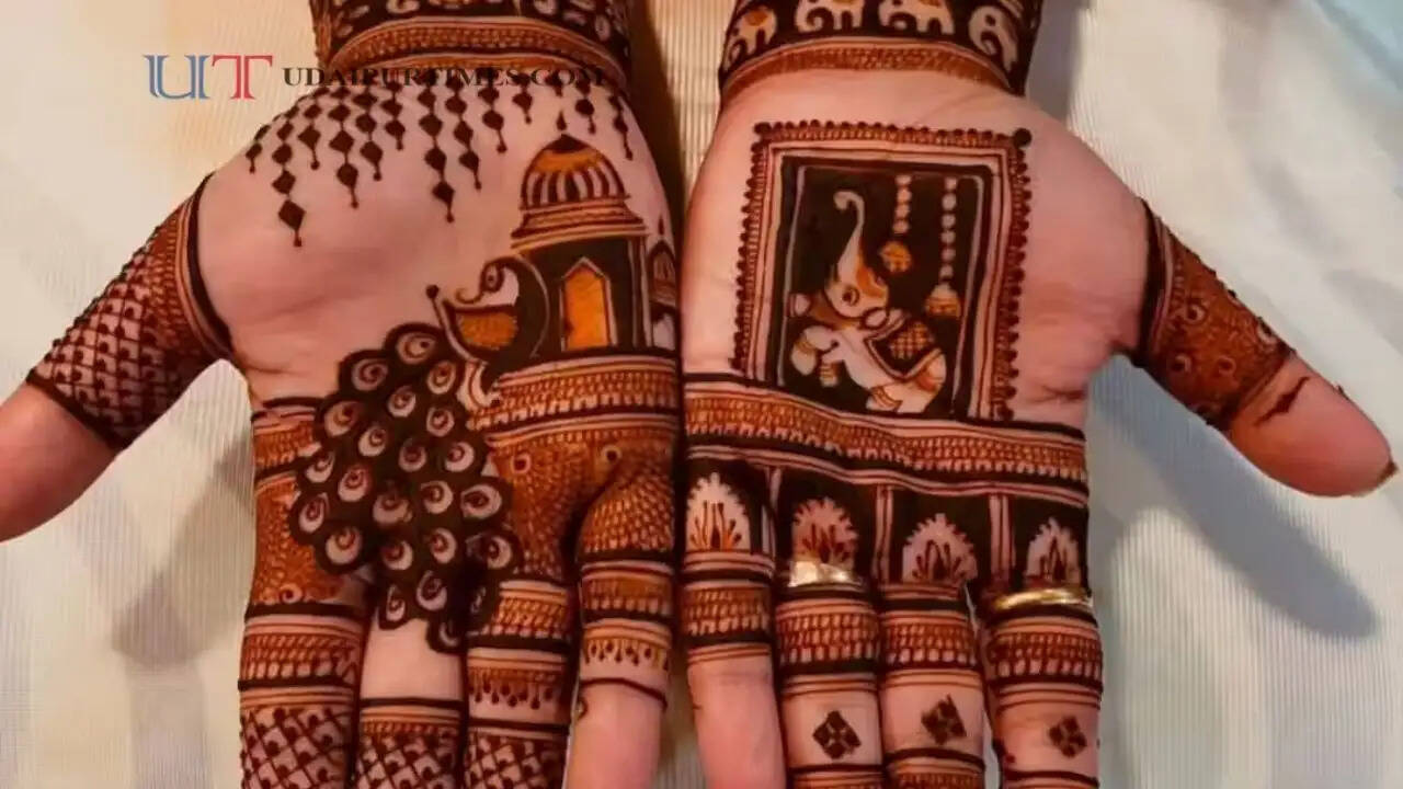 कजरी तीज के मौके पर अपने हाथ में बनायें ये सुंदर मेहंदी डिजाइन