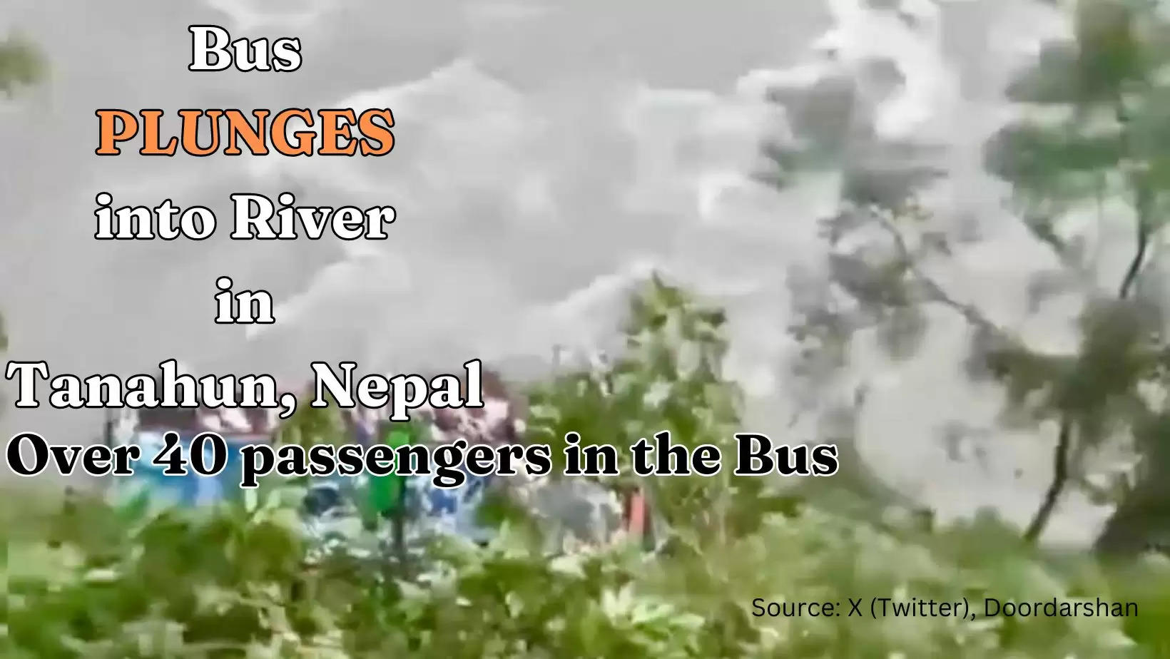 Tanahun Nepal Bus Tragedy 40 passengers on board, nearly 14 killed