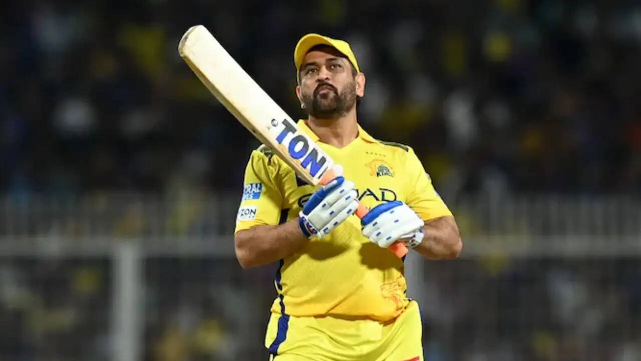 MS Dhoni at Chepauk during Chennai Super Kings&rsquo; IPL 2026 preparations before the SRH match