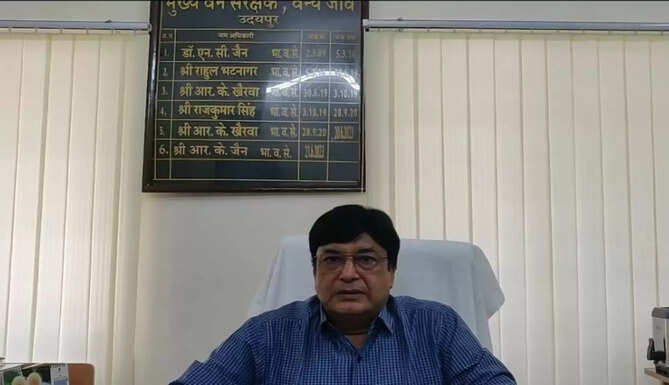 Raj Kumar Jain, Chief Conservator Forest Department Udaipur