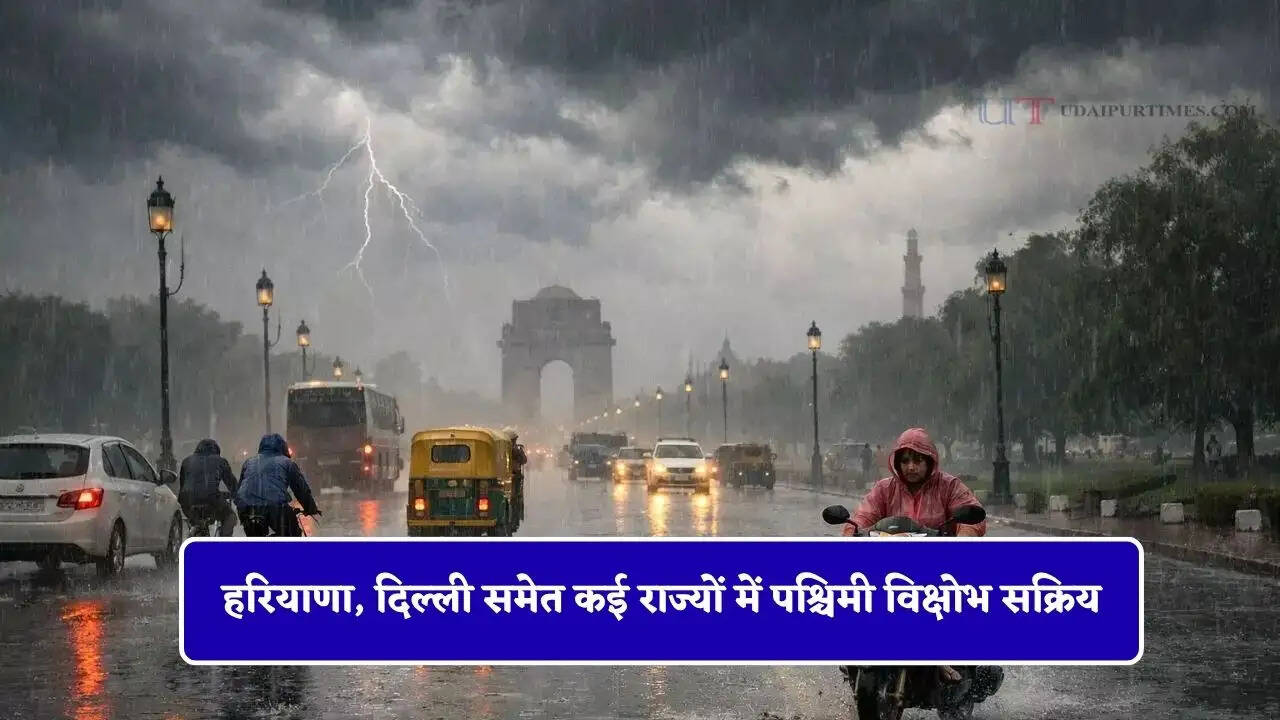 हरियाणा, दिल्ली समेत कई राज्यों में पश्चिमी विक्षोभ सक्रिय, आज मिलेगी गर्मी से राहत, बारिश की संभावना