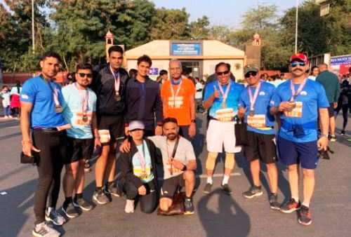 जयपुर मेराथन में उदयपुर के कैलाश जैन ने प्रथम स्थान प्राप्त किया