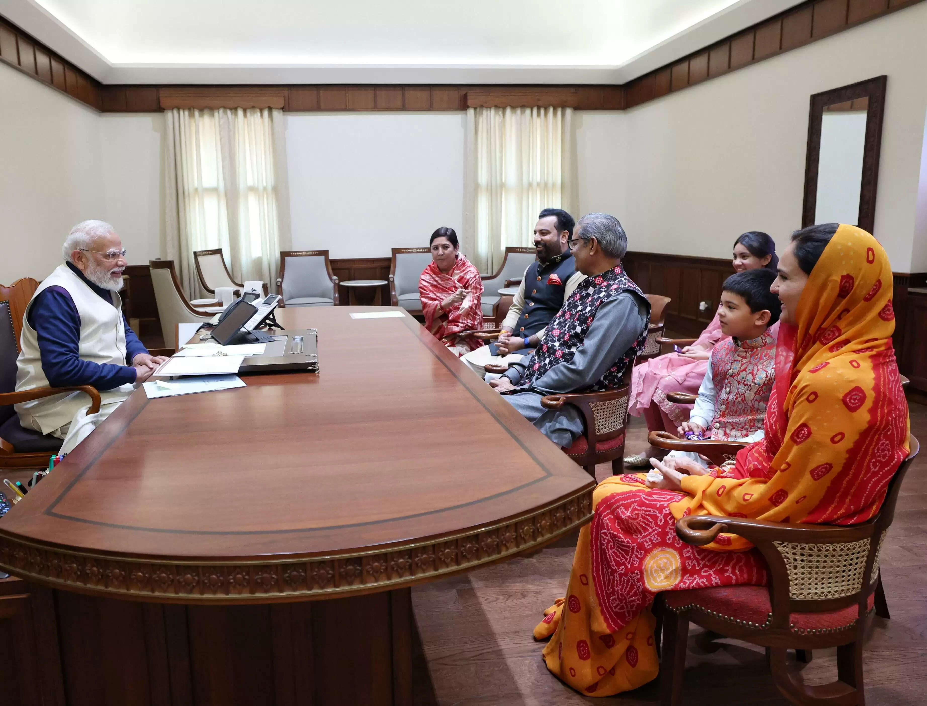 Dr Lakshyaraj Singh Mewar meeting Prime Minister Narendra Modi in New Delhi