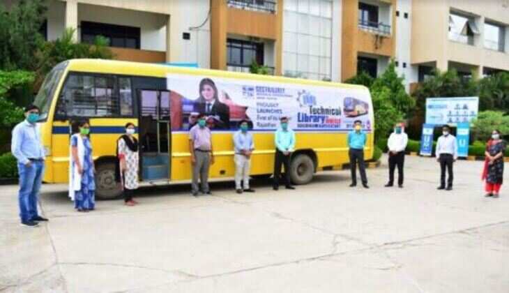 राजस्थान में पहली बार गिट्स ने लाॅन्च किया मोबाइल लाइब्रेरीः लाइब्रेरी ऑन व्हील