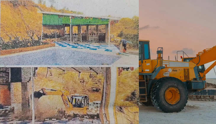 Lakhawali Illegal Construction Demolished