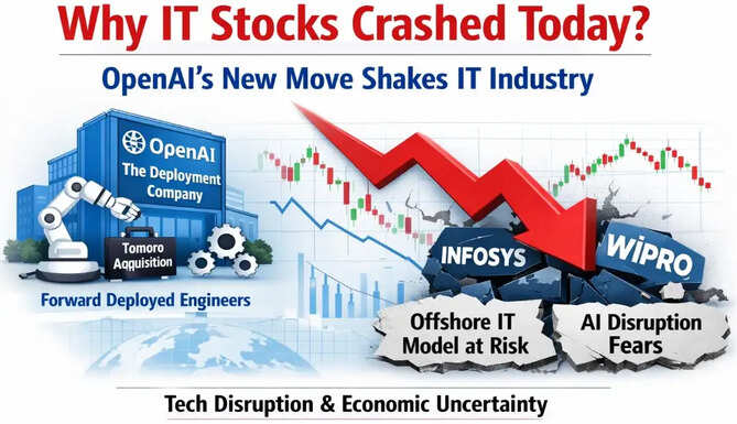 OpenAI deployment company announcement impacting Indian IT stocks and enterprise AI market