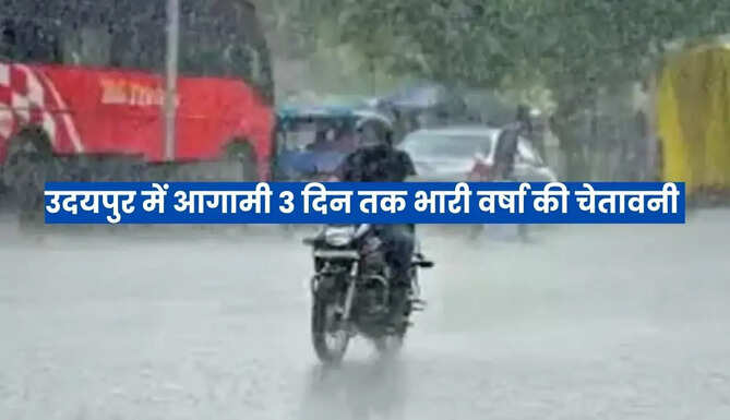 Rain ALert In Udaipur 