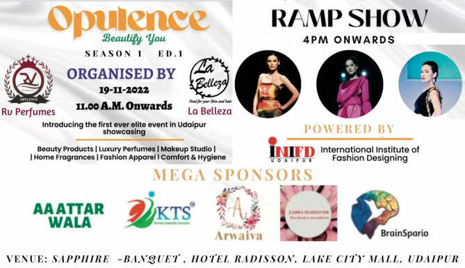 Fragrance of Beauty at 'OPULENCE' - Udaipur's first Exhibition cum Ramp Show highlighting Beauty with Hygiene