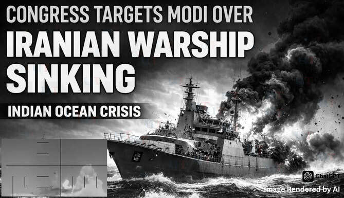 Iranian warship IRIS Dena participating in MILAN naval exercise before sinking near Sri Lanka in the Indian Ocean