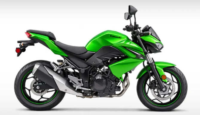Kawasaki Z300 sports-naked motorcycle featuring Sugomi styling, a 296cc parallel-twin engine and alloy wheels.