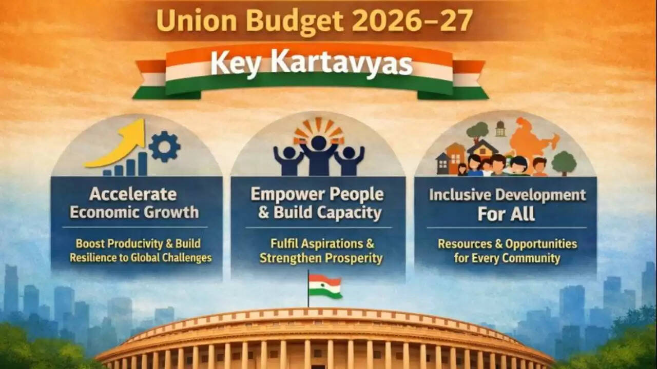 Union Finance Minister Nirmala Sitharaman presenting Union Budget 2026&ndash;27 in Parliament | Union Budget 2026&ndash;27: Key Announcements & Sector-Wise Impact