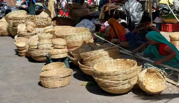 Bamboo craft women of udaipur