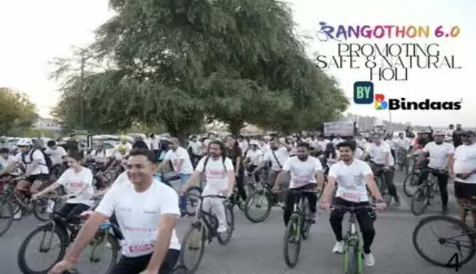 Rangothon 6.O: Udaipur&rsquo;s Biggest Cycling Marathon with a Natural Holi Celebration