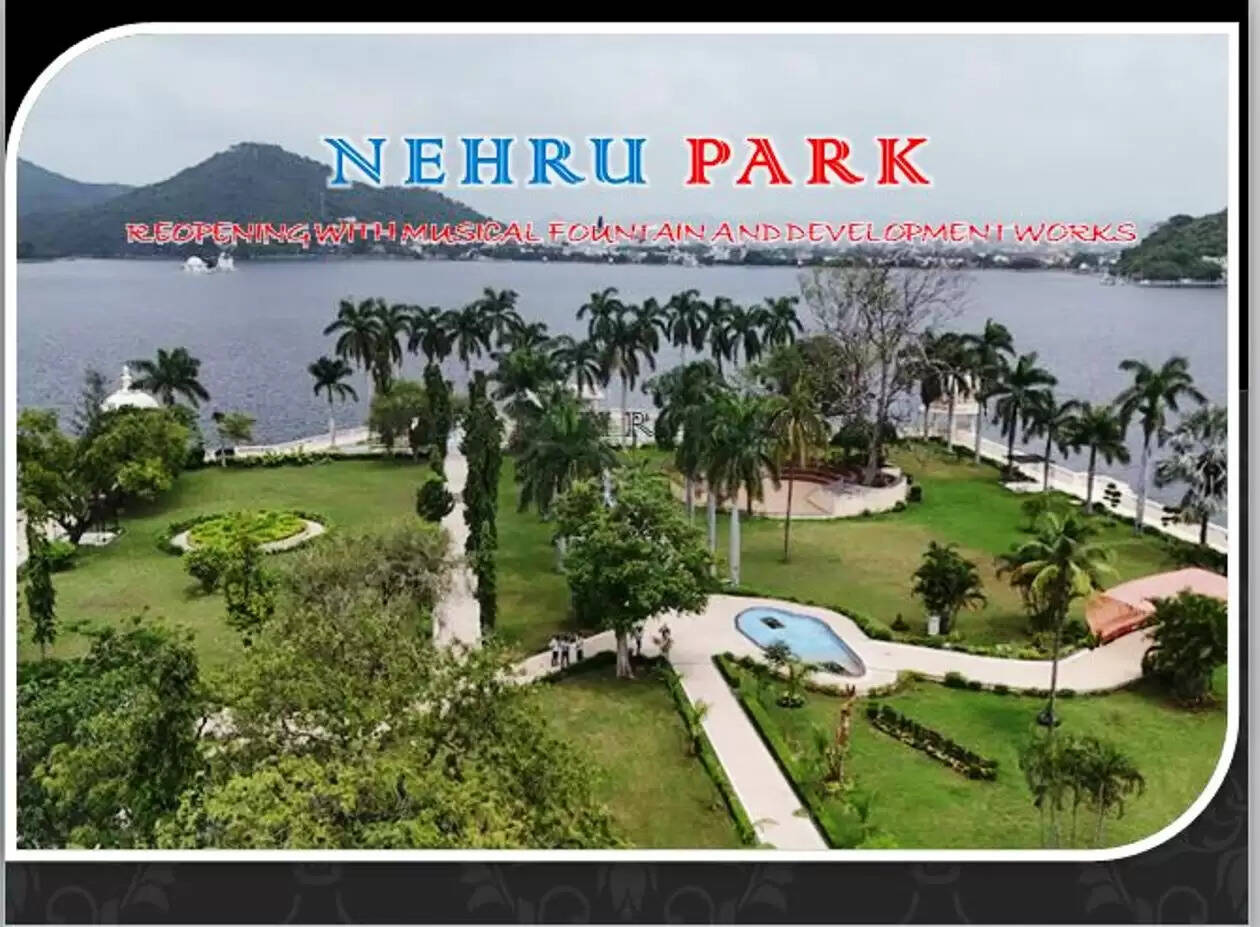 Nehru Park inauguration at Fatehsagar Lake Udaipur with musical fountain