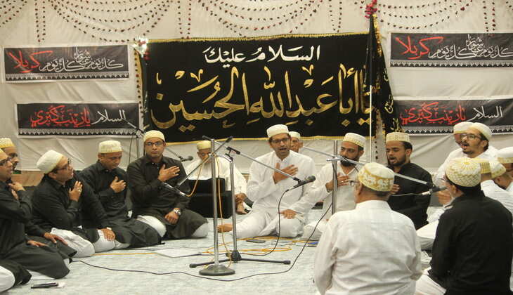 moharram 2020 sabeel moharram in udaipur dawoodi bohra youth community alam procession bohrawadi