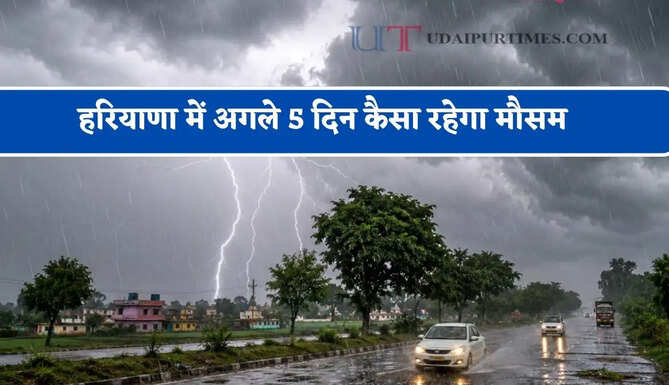 हरियाणा में&nbsp;अगले 5 दिन कैसा रहेगा मौसम, देखें विभाग की ताजा अपडेट&nbsp;