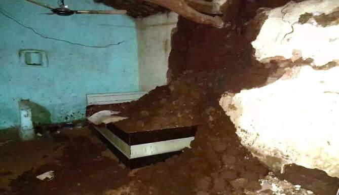 house collapsed