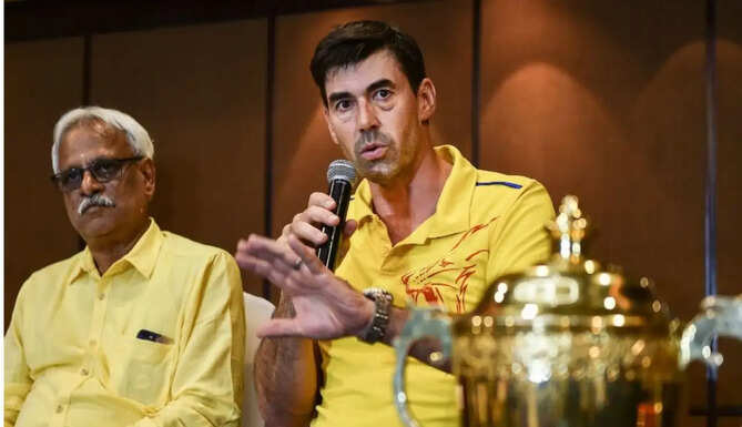 Stephen Fleming during his tenure as Chennai Super Kings head coach after mutually parting ways with the IPL franchise following 17 successful years.