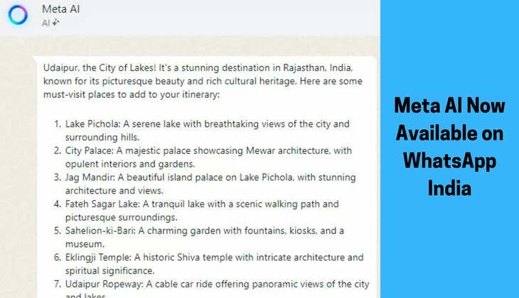 Meta AI on WhatsApp