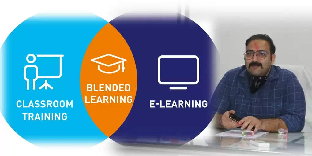 Blended Learning Hybrid rajasthan schools saurabh swami IAS Director Secondary Education Rajasthan