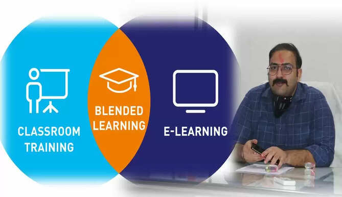 Blended Learning Hybrid rajasthan schools saurabh swami IAS Director Secondary Education Rajasthan