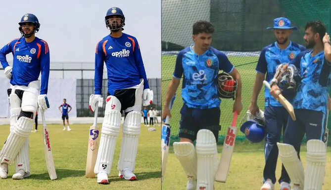 India captain Shubman Gill during the India vs Afghanistan Test match at New PCA Stadium in Mullanpur, New Chandigarh.