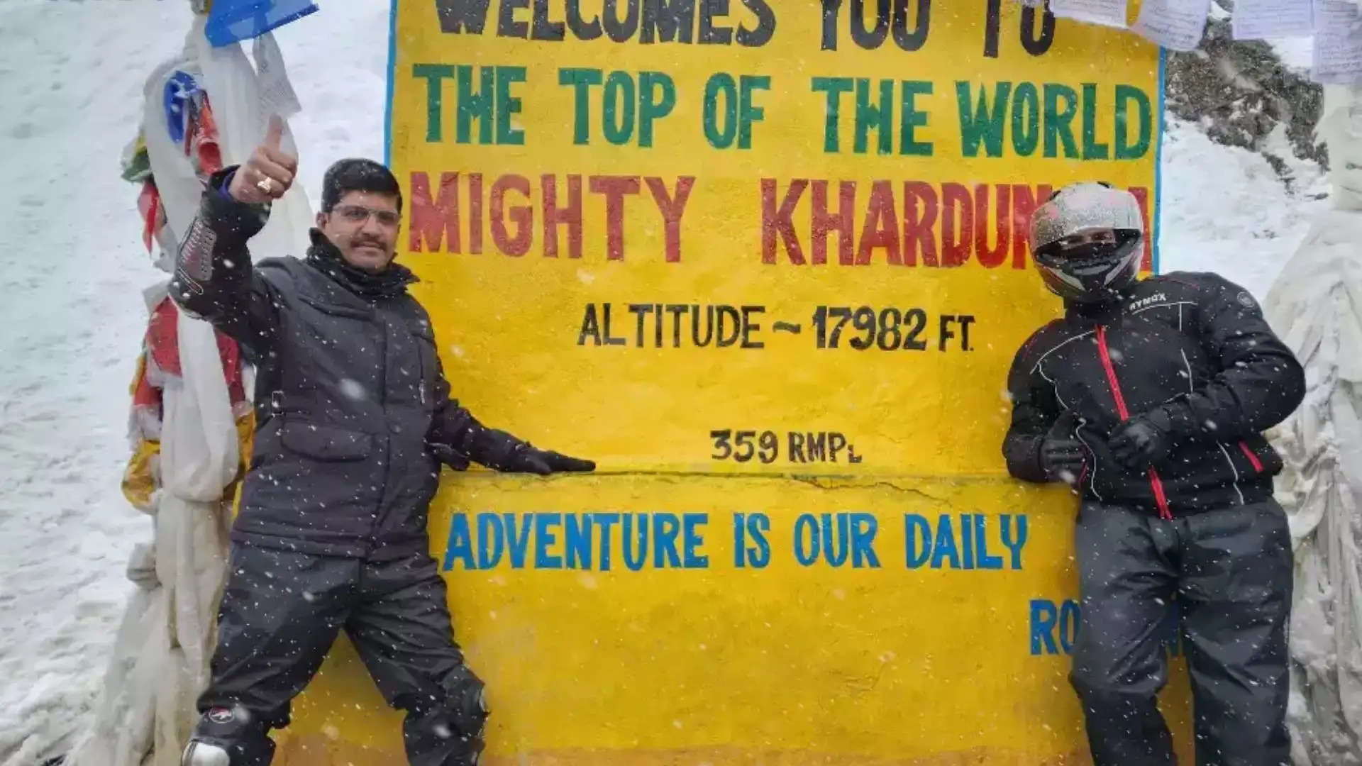 Udaipur Father Son Duo Conquer the Mighty Khardungla Pass - Highest Motorable Pass in the World on Two Wheels, Hussaini and Rizwan Moiwala