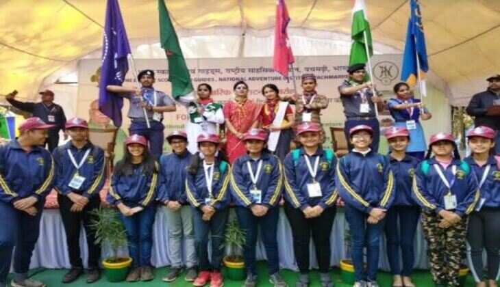 अन्तराष्ट्रीय स्तर पर भाग लेकर उदयपुर लौटा स्काउट-गाइड का दल