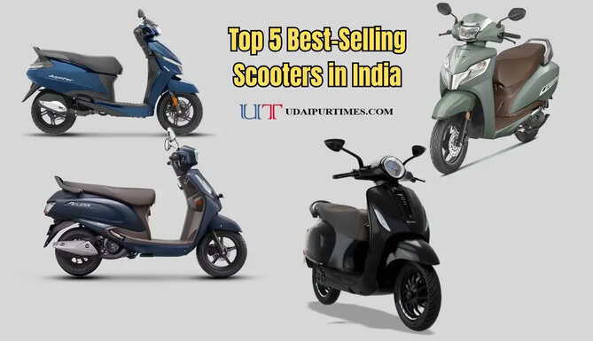 Top 5 best scooters in India including Honda Activa, TVS Jupiter and Bajaj Chetak