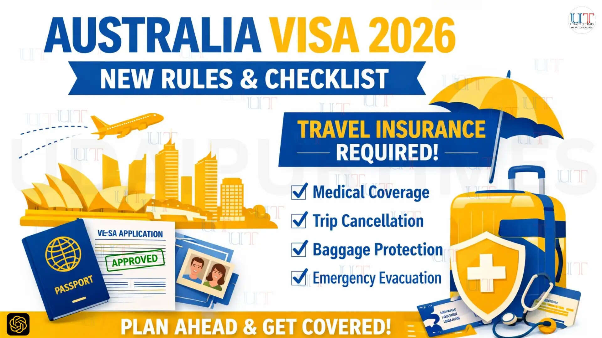 Australia tourist visa 2026 checklist with travel insurance requirements and documents