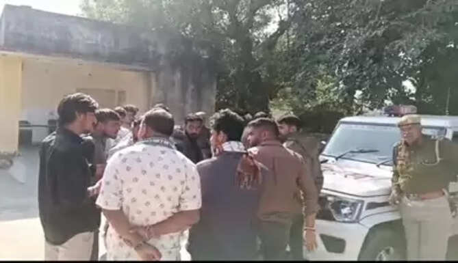 Sword attack murder in Guda village Rajsamand, police investigation underway