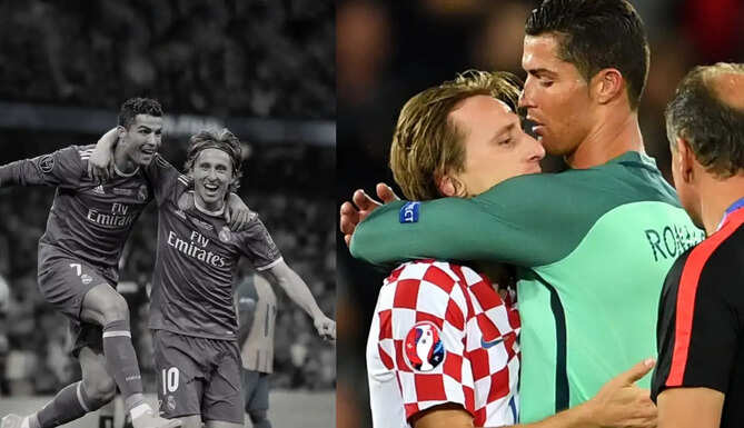 Cristiano Ronaldo and Luka Modric reunite ahead of Portugal vs Croatia in the FIFA World Cup 2026 Round of 32, a match that could be their final World Cup meeting.