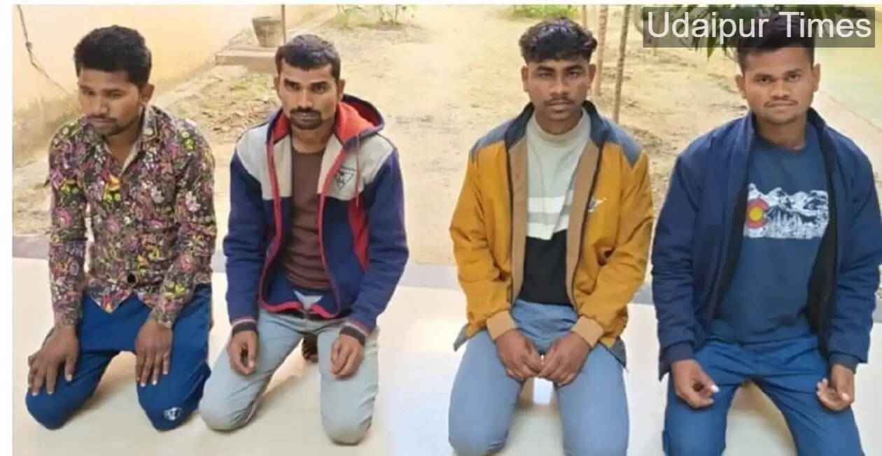 Udaipur police arrest four accused in Bawalwara murder case