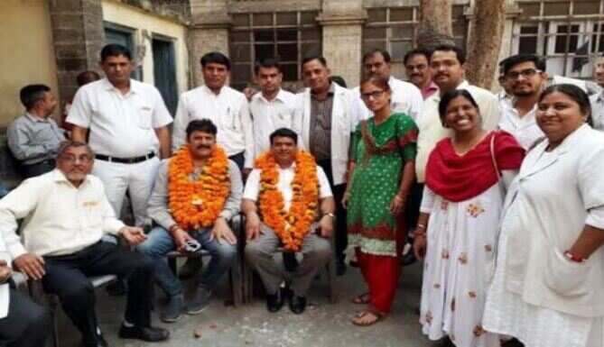 राजस्थान नर्सेज एसोसिएशन उदयपुर शहर की हुई आमसभा