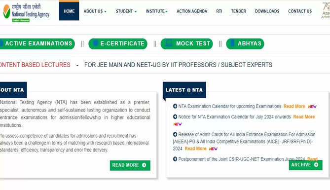 NTA NEET UG 2024 Exam 