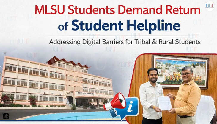 Students seek restoration of Student Helpline at Mohanlal Sukhadia University Udaipur due to digital access challenges