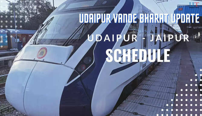 Udaipur Jaipur Vande Bharat Schedule 2023