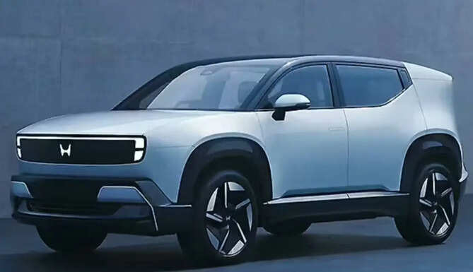Honda 0 Alpha EV electric SUV spotted testing in India