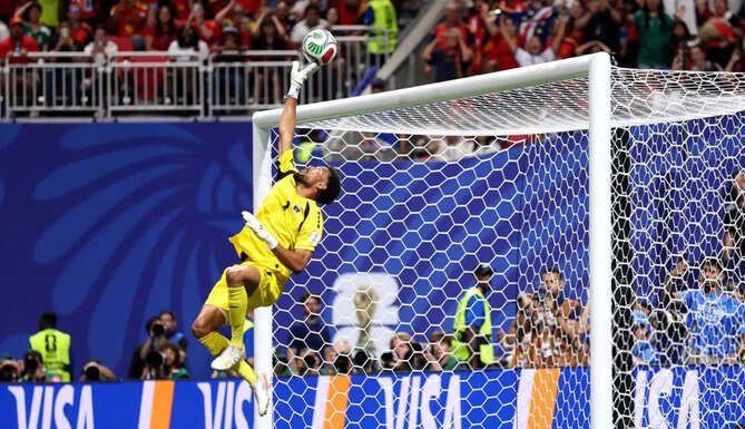 Cape Verde goalkeeper Vozinha reacts after helping his team secure a historic 0-0 draw against Spain at the 2026 FIFA World Cup.